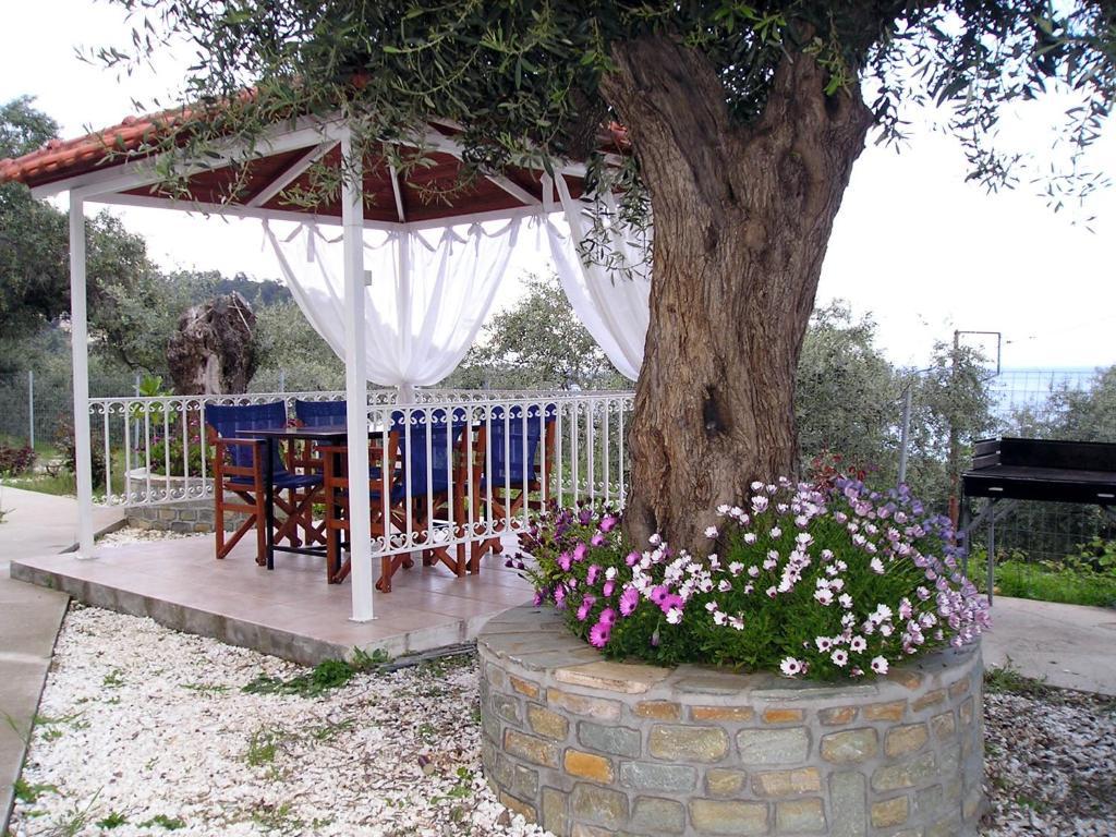 Golden Beach Inn Khrysi Ammoudia Rom bilde